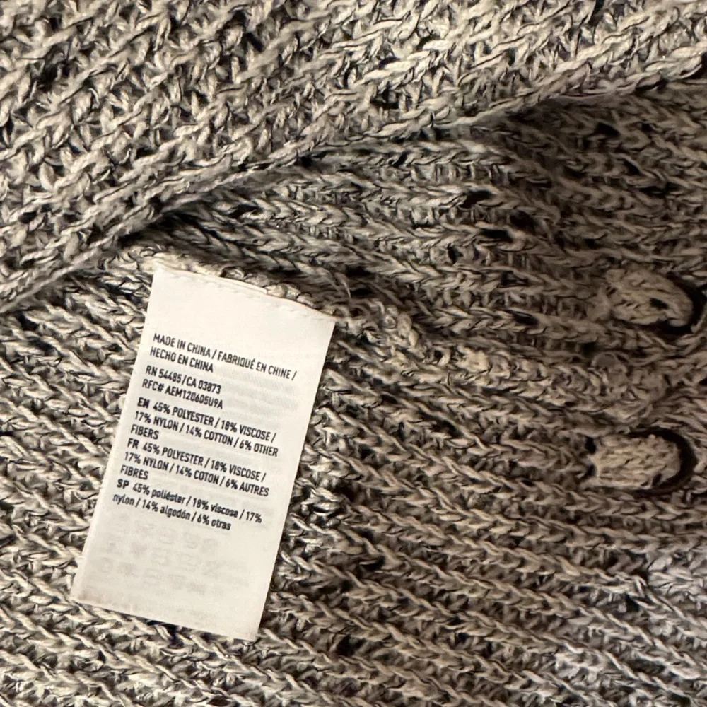 American Eagle Outfitters | Gray Women's Open Front Cardigan | size M - Picture 3 of 5